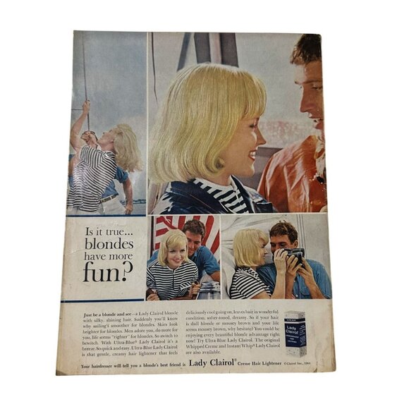 Mademoiselle Magazine November 1964 Mod Fashion Federico Fellini Lawrence Durrel - Picture 2 of 7